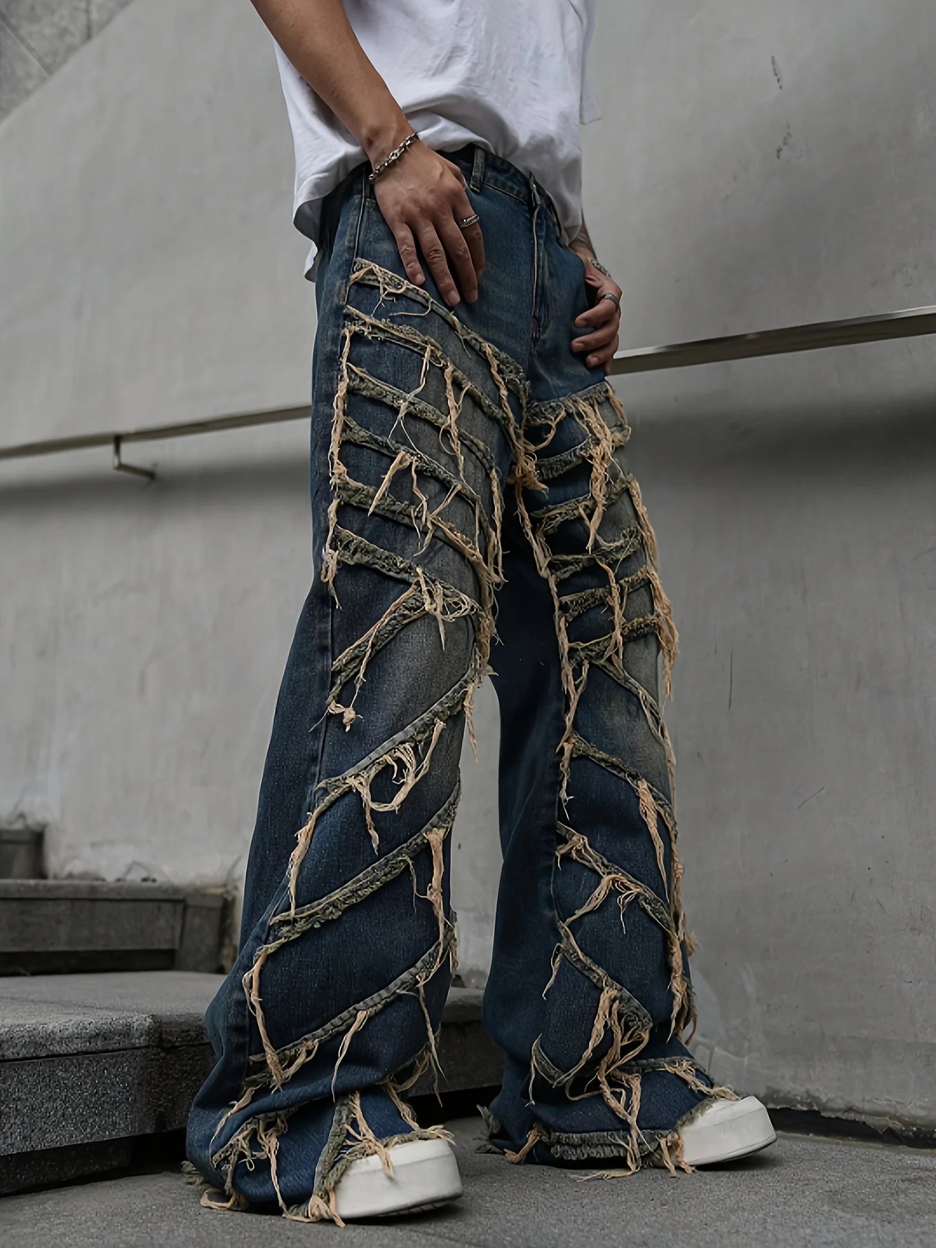 Fringe Denim Street Jeans